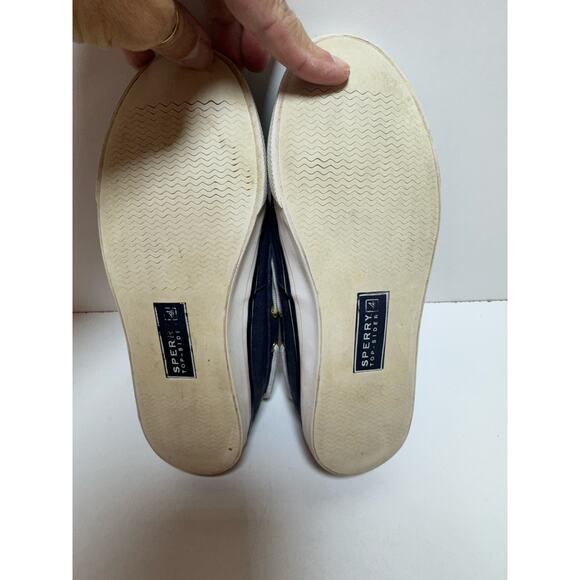 Sperry Top-Sider Sea Ketch Youth Kids Sneaker Loafer Sz 5M Blue Preppy School - Picture 7 of 7